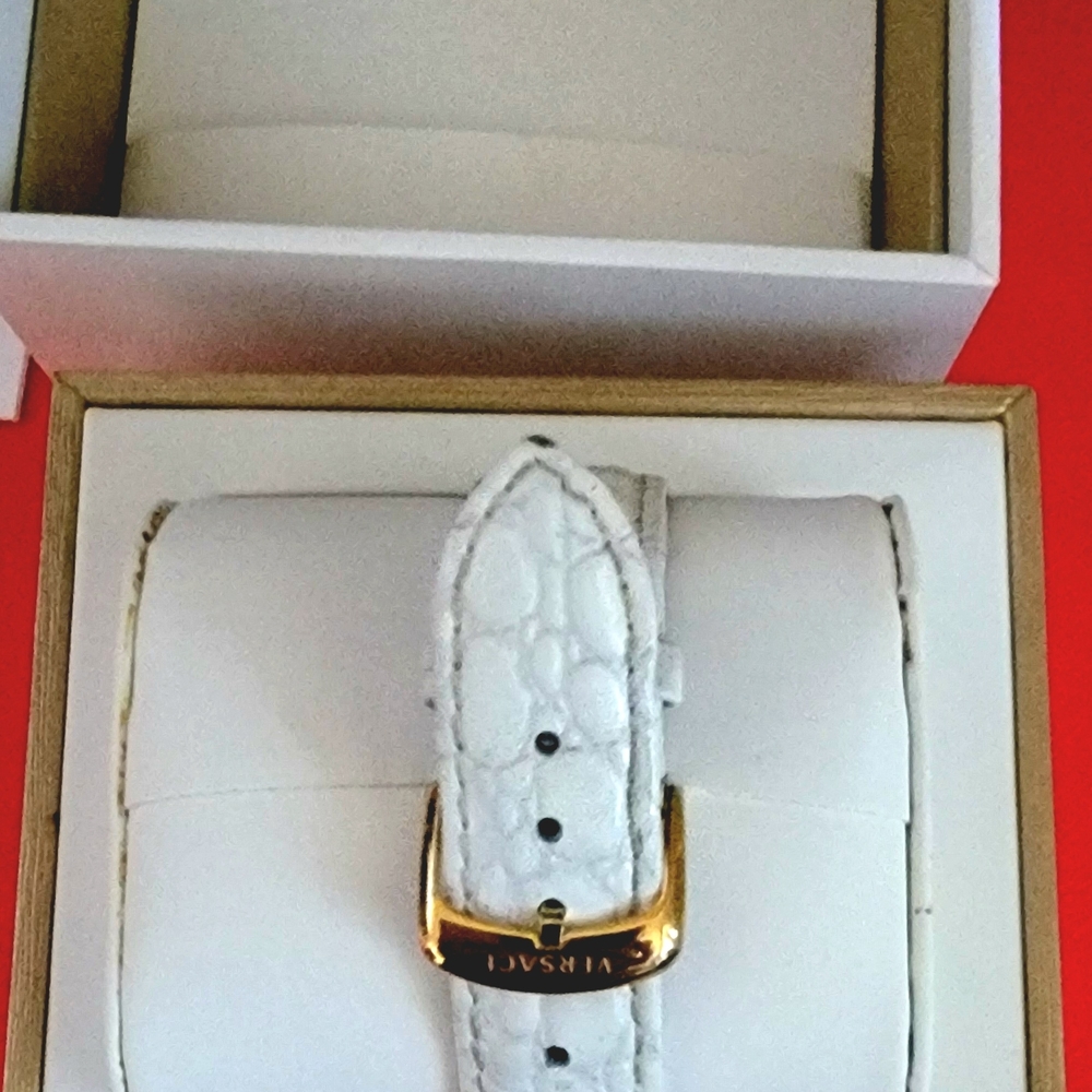 Authentic Versace Gold and White Watch - Picture 5 of 7